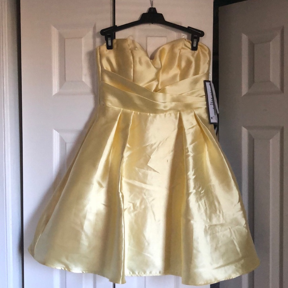 Yellow homecoming dress